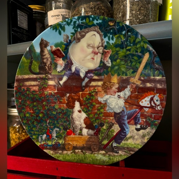 Fancy Mother Goose plate! - Picture 2 of 13